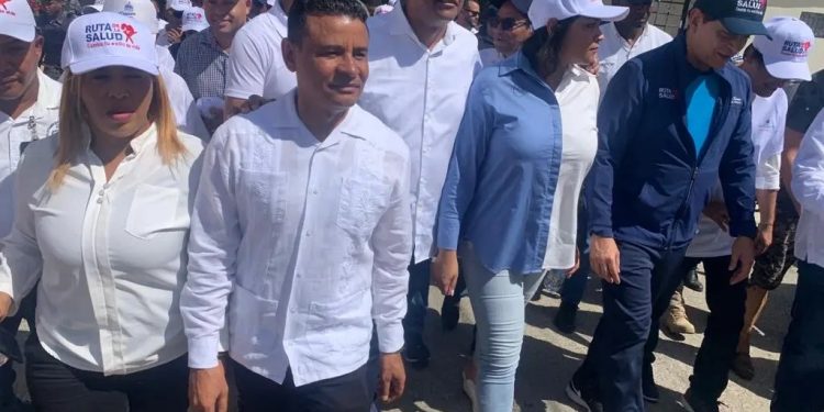 Eddy Baez destacada importancia Ruta de la Salud realizada en Santiago Oeste.