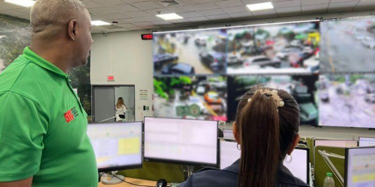 Sistema 9-1-1 brinda apoyo al COE ante efectos de vaguada