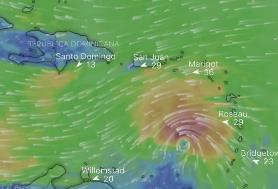 Bret ya no impactará directamente sobre RD, pero dejará hasta 100mm de lluvia