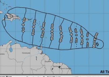 Onamet: efectos de Bret impactarían la República Dominicana el sábado en la tarde