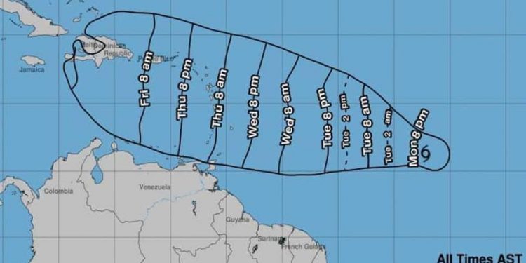 Onamet: efectos de Bret impactarían la República Dominicana el sábado en la tarde