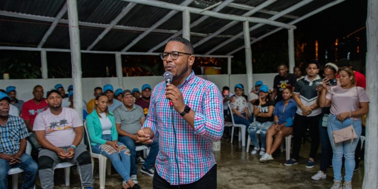 Jóvenes de El Limón respaldan a Moisés Vega Presidente Provincial JRM Santiago