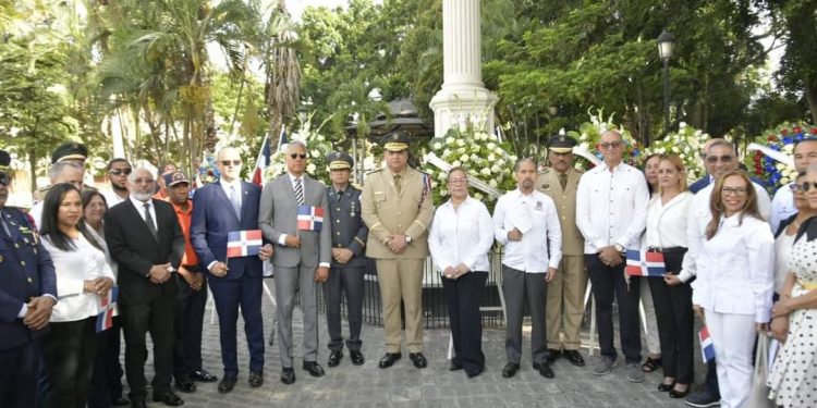 Autoridades celebran el 160 aniversario de la Guerra de la Restauración en Santiago