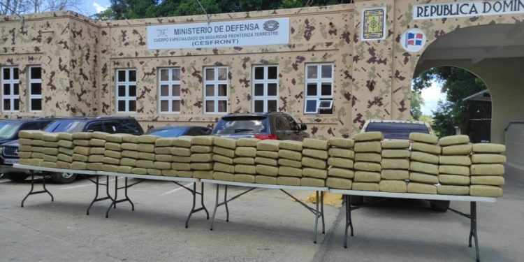 Ocupan más de mil libras de marihuana en Dajabón