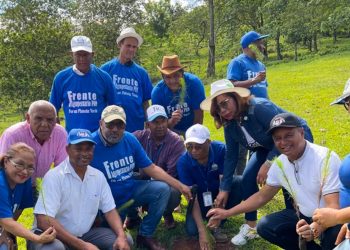 Frente Agropecuario PRM desarrolla segunda jornada de reforestación en la provincia Monseñor Nouel
