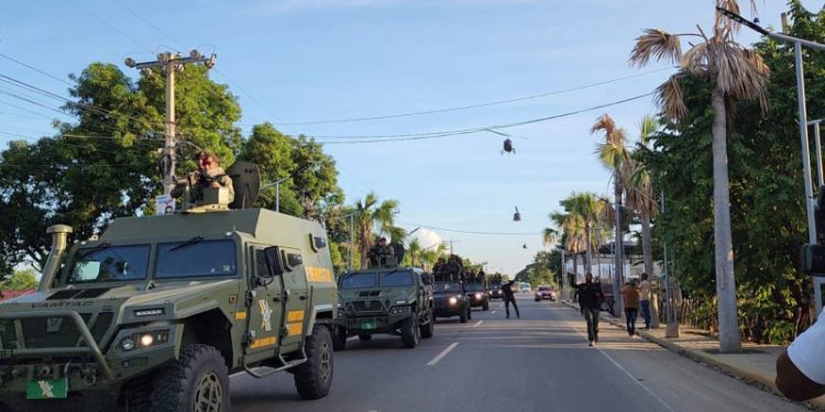 Así llegaron helicópteros y tropas militares del Ejército Dajabón