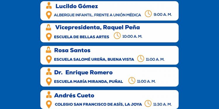 Autoridades en Santiago acudiran a ejercer su derecho al voto en primarias internas del PRM.