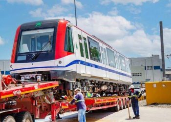 Llegan nuevos vagones para ampliar el servicio del Metro de Santo Domingo