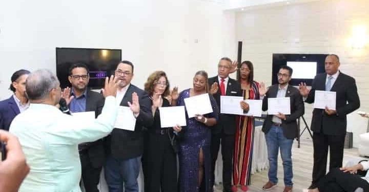 A casa llena se juramenta nueva directiva CDP Santiago;Juan Carlos Bisonó hace importantes anuncios