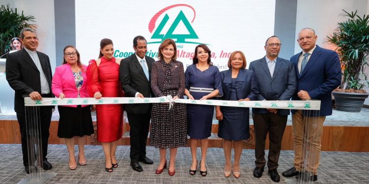 Vicepresidenta Raquel Peña participa de inauguración edificio 70 Aniversario de la Cooperativa La Altagracia