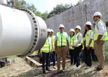 Concluye con éxito instalación macromedidor de caudal y mantenimiento en toma de Bao