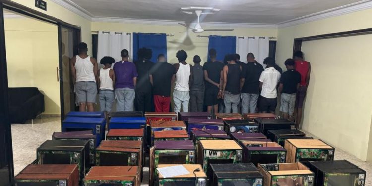 Reporte de la DNCD sobre operativo en la 42 de Capotillo