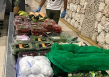 Aeropuerto Punta Cana: Técnicos Cuarentena Vegetal decomisan kilos de frutas y vegetales a un pasajero