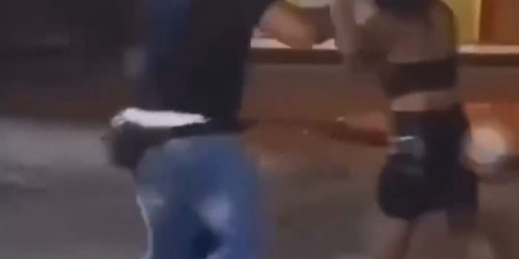PN captura hombre que circula en video agrediendo físicamente a su sobrina de 14 años en SDN