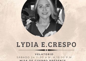 La Subdirección de Prensa del Presidente expresa su más sentido pésame ante el lamentable fallecimiento de Doña Lydia Crespo, madre de la destacada comunicadora Brenda Sánchez