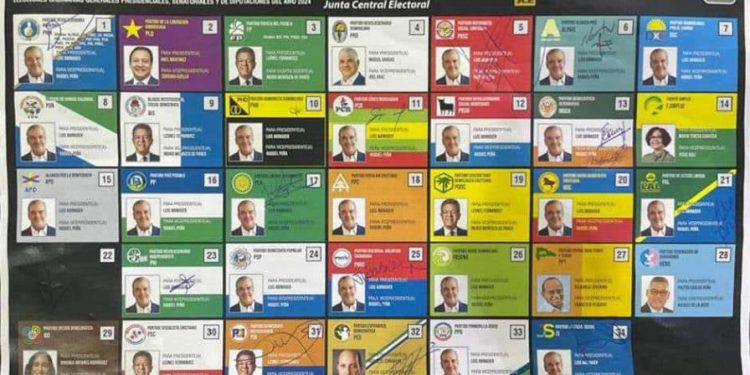 Conozca la boleta del nivel presidencial que se usará en las elecciones de mayo