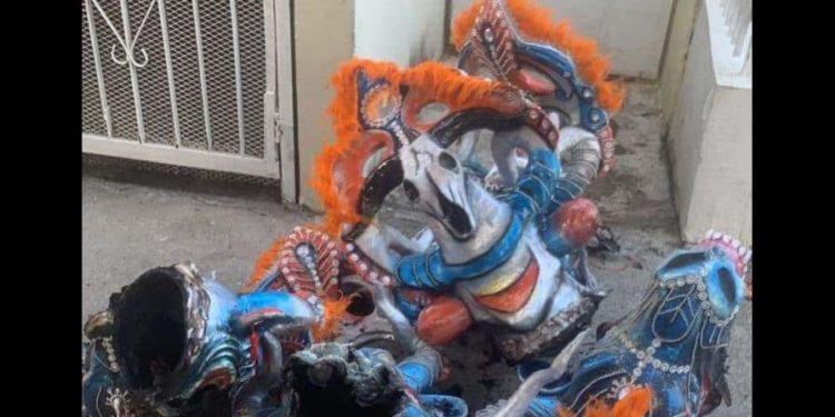 Organizadores del carnaval en Salcedo no tenían autorización para el uso de fuegos artificiales