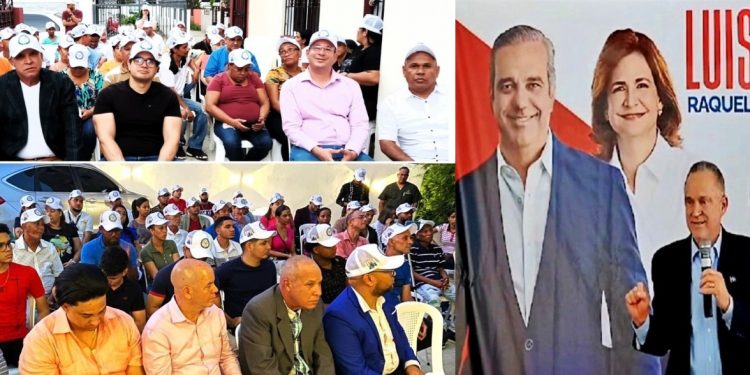 Movimiento Todos Somos Uno juramenta en Los Reyes y El Embrujo en apoyo a Luís Abinader y Raquel Peña