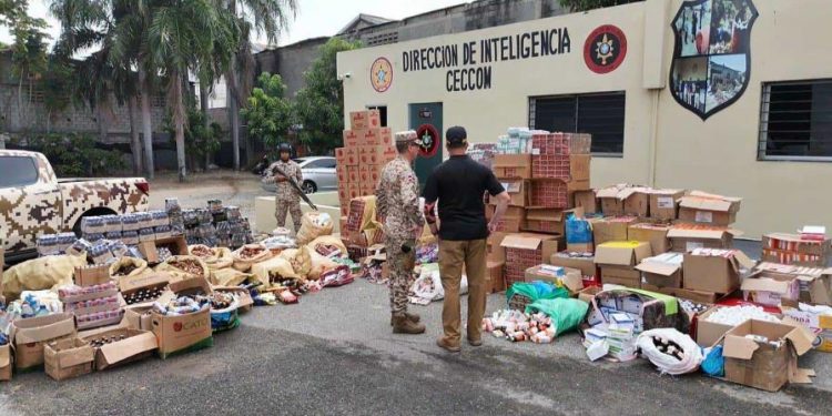 Cesfront decomisa miles de medicamentos y otras mercancías irregulares en la frontera