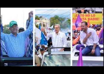 Abinader y Martínez coinciden con caravanas este sábado en SDE y mañana en el DN