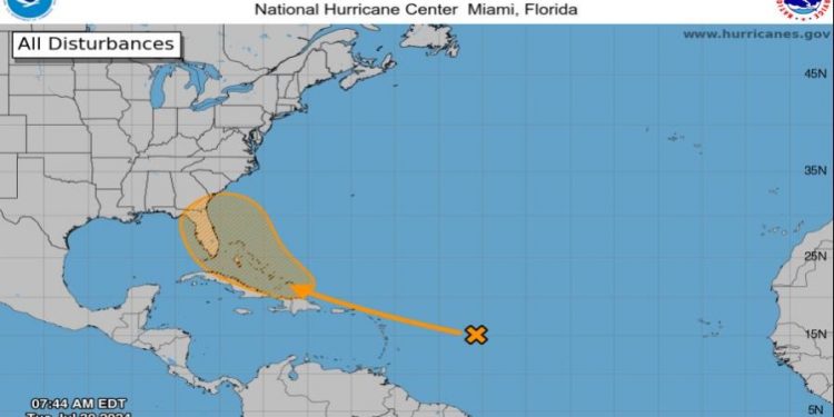 Aumenta probabilidad de formación de depresión tropical próximo a las Antillas Mayores