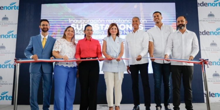 Vicepresidenta y Edenorte inauguran obras eléctricas en Espaillat