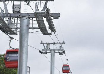 Suspenden servicio en línea 1 del Teleférico de Santo Domingo por incidencia de huracán Beryl