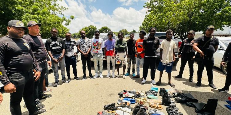 Desmantelan banda de haitianos asaltaba camioneros en Santiago