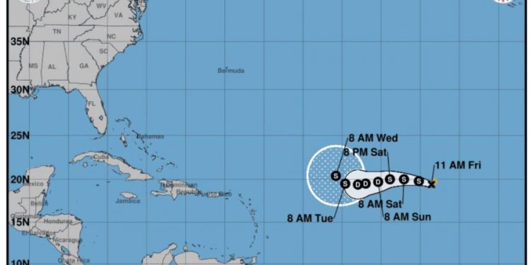 Se forma la tormenta tropical Gordon este viernes en el Atlántico
