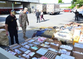 CESFronT entrega a CECCOM 2,105,690 unidades de cigarrillos que serían introducidas al país de manera irregular