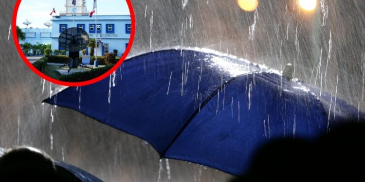 Lunes lluvioso por vaguada incidiendo sobre el país; varias provincias permanecen bajo alerta