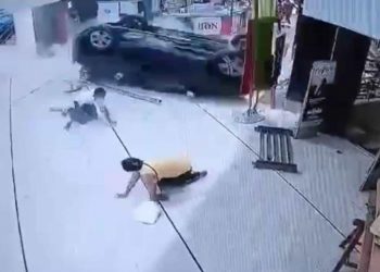 Sobreviviente de la caída de vehículo en supermercado salvó su vida de milagro