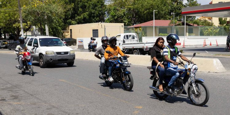 Los motoristas son el grupo más vulnerable a accidentes de tránsito en República Dominicana