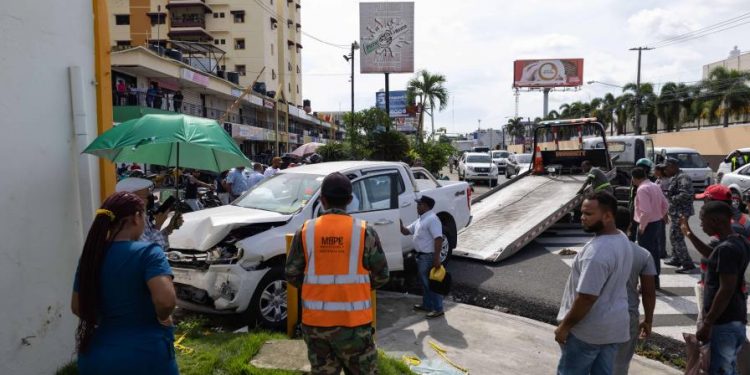 De cada 100 mil habitantes en República Dominicana, 65 mueren en accidentes de tránsito