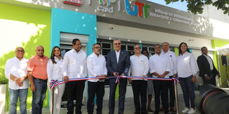 Presidente Abinader inaugura primera Unidad Intervención Terapéutica Territorial del CAID