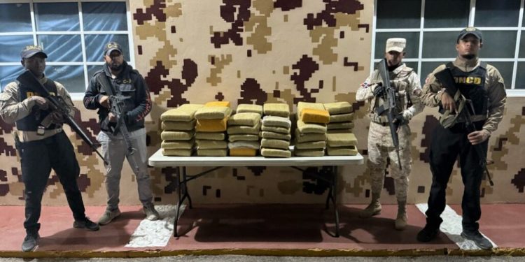 Cesfront y DNCD decomisan más de 293 libras de presumible marihuana en Pedernales