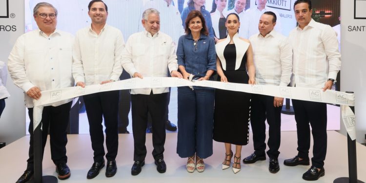 Vicepresidenta Raquel Peña encabeza apertura del AC Hotel Marriott Santiago, nuevo impulso al turismo y la economía de Santiago