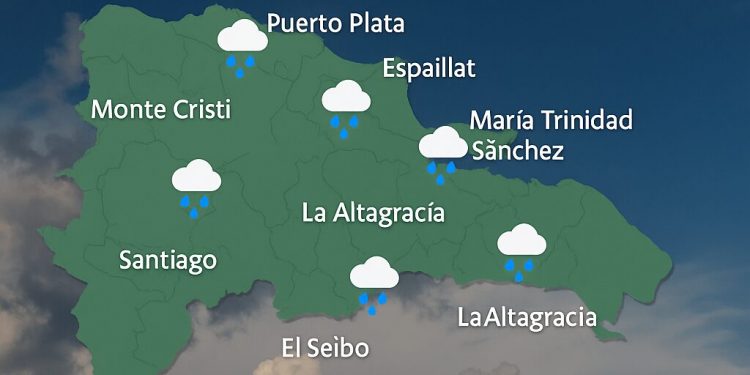 Viernes Santo con lluvias aisladas en varias provincias por influencia de vaguada y viento del noreste