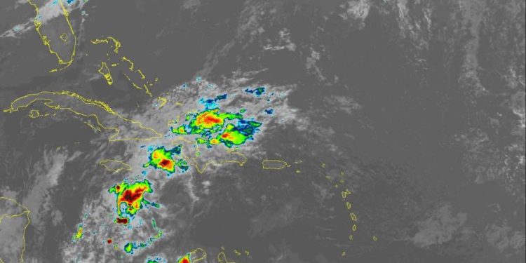 Este sábado seguirán las lluvias por una vaguada asociada a un sistema frontal