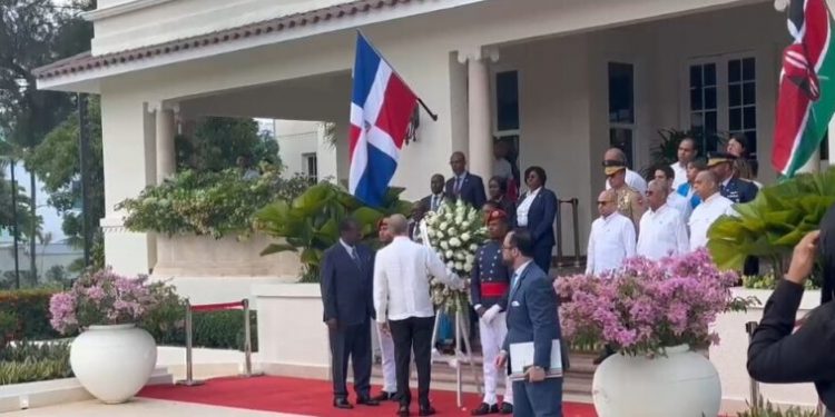 RD y Kenia honran con minuto de silencio los soldados kenianos caídos en Haití