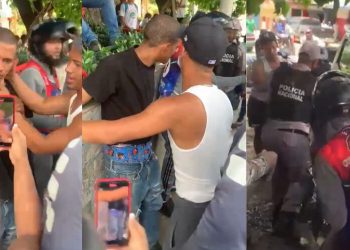Comunitarios intentan linchar ladrón en Santiago