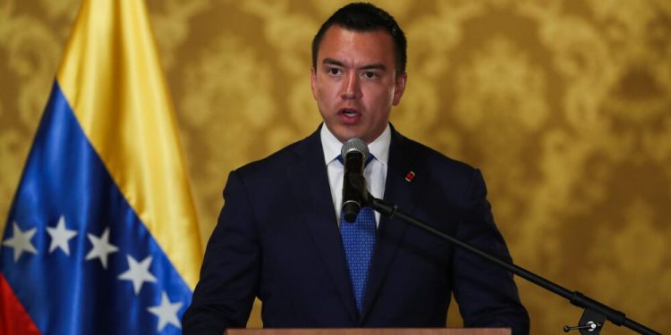 Noboa asumirá un nuevo mandato en Ecuador con apoyo en la Asamblea Nacional