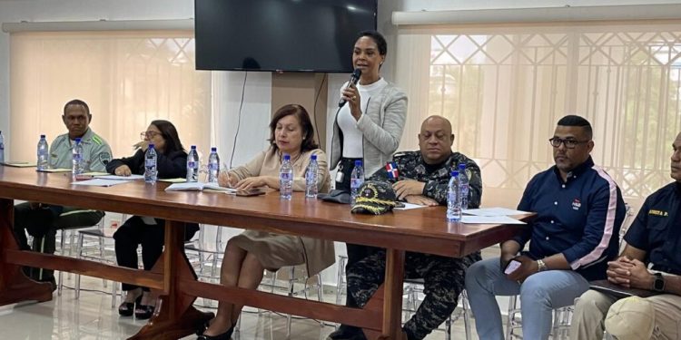 Viceministra de Interior y Policía da seguimiento a temas de seguridad y convivencia ciudadana en Bonao