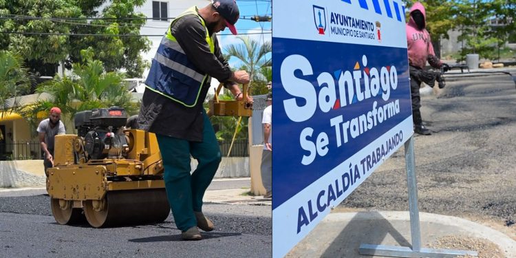 Santiagueros valoran plan de asfaltado y bacheo de la Alcaldía