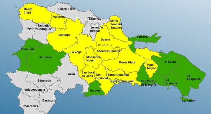 COE descontinúa alerta roja para tres provincias