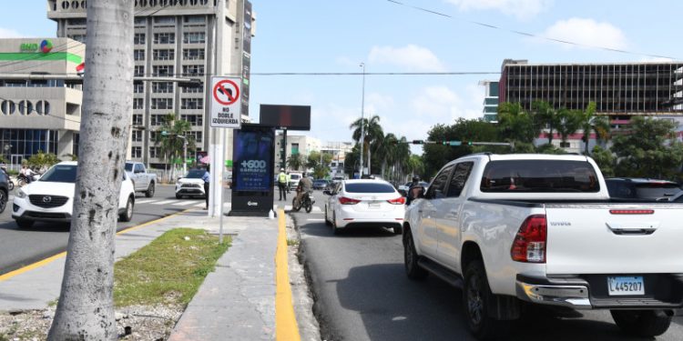 Este fin de semana inicia prohibición del giro a la izquierda en la Lincoln, Churchill y Máximo Gómez