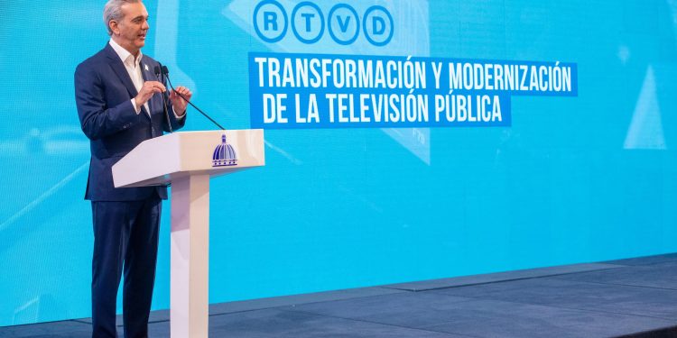Presidente Abinader presenta la transformación y modernización de la televisión pública, RTVD Canal 4