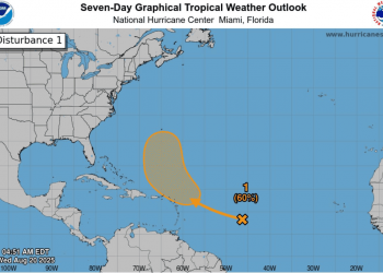 Sigue vigilancia de nuevo sistema cerca de Antillas Menores con posibilidad de desarrollo ciclónico
