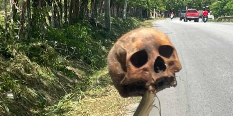 Cráneo humano hallado en La Altagracia era utilizado en rituales de hechicería