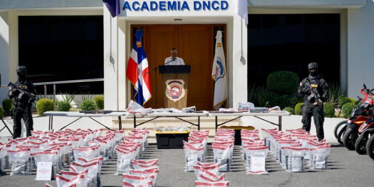 La DNCD decomisa en cinco años 226,814 kilogramos de drogas